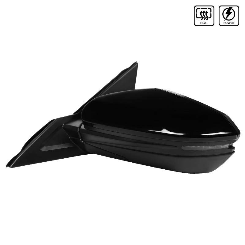 RMV-ACD14HP7-B-MP-L 7 Wires Glossy Black Left Side Mirror for 2014-2017 Honda Accord