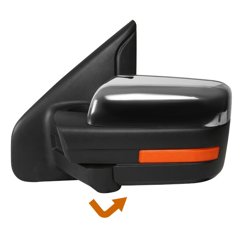 Towing Left Mirror for 2007-2014 Ford F150 - Chrome