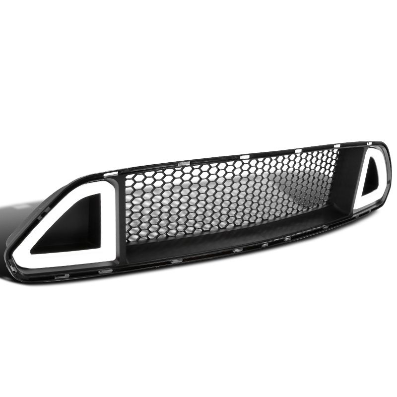 HG-MST15BKDRL-GP Upper Mesh Grille with LED for 2015-2018 Ford Mustang