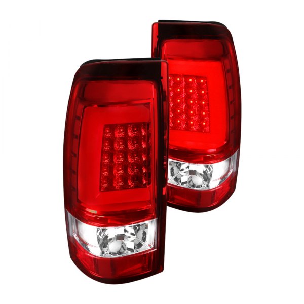 LT-SIV03RLED-G2-TM LED Bar Tail Lights for 2003-2007 Chevy Silverado - Red
