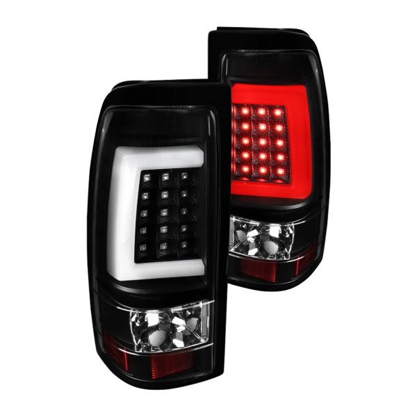 LT-SIV03JMLED-G2-TM LED Bar Tail Lights for 2003-2007 Chevy Silverado - Black