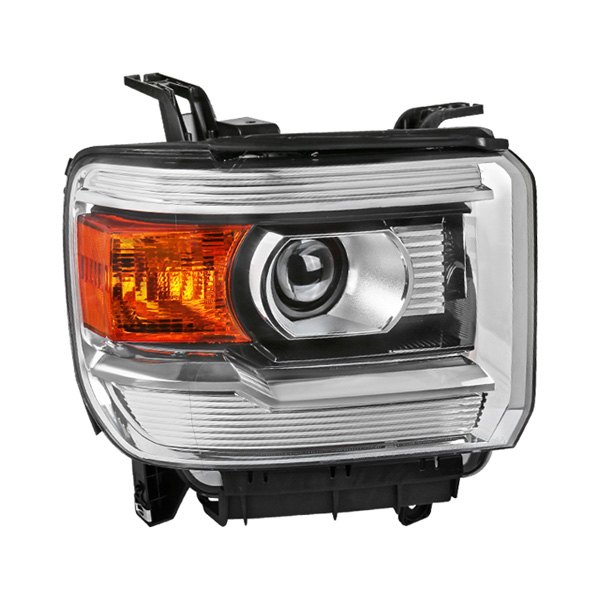 Chrome Right Side Factory Style Projector Headlight for 2014-2018 GMC Sierra 1500