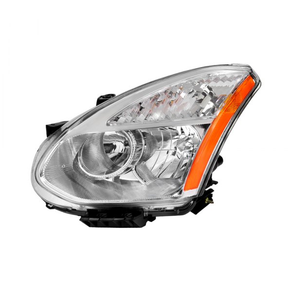 2LH-RGE08-L-RS Chrome Left Side Euro Headlights for 2008-2013 Nissan Rogue