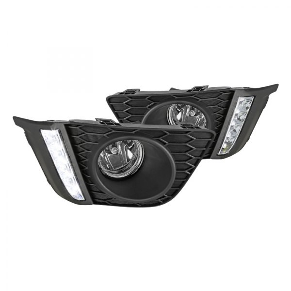 Clear Fog Light with Day Time Running Light for 2015-2017 Honda FIT