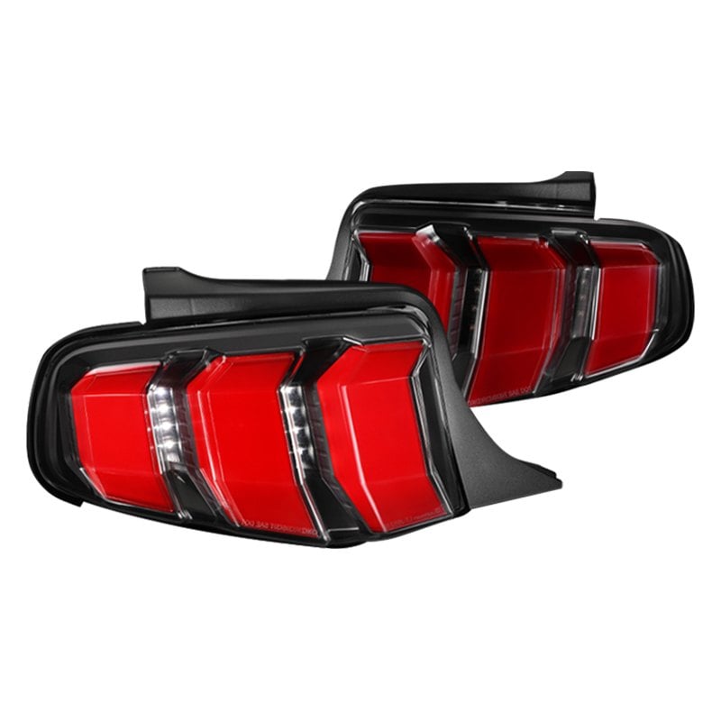 LT-MST10JRLED-TM Black Housing LED Light Bar Tail Light with Clear Lens White & Red Light Bar
