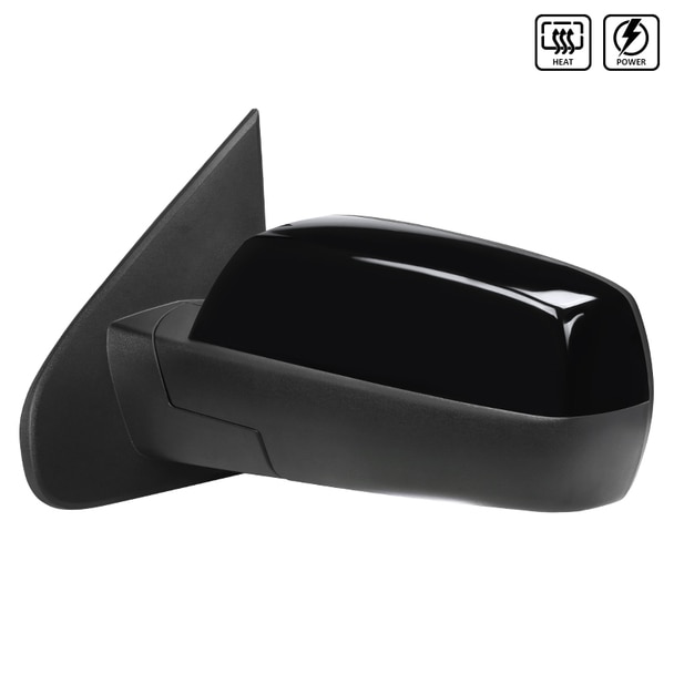 Glossy Black Left Side Mirror for 2014-2018 GMC Chevrolet Sierra