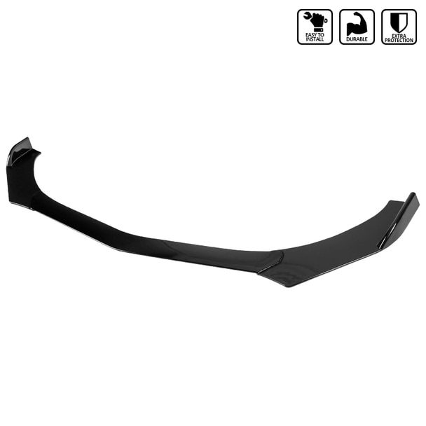 All All All Poly Front Bumper Lip - Glossy Black