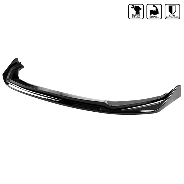 LPF-FIT14GB-AK Glossy Black Front Bumper Lip for 2014-2017 Honda Fit