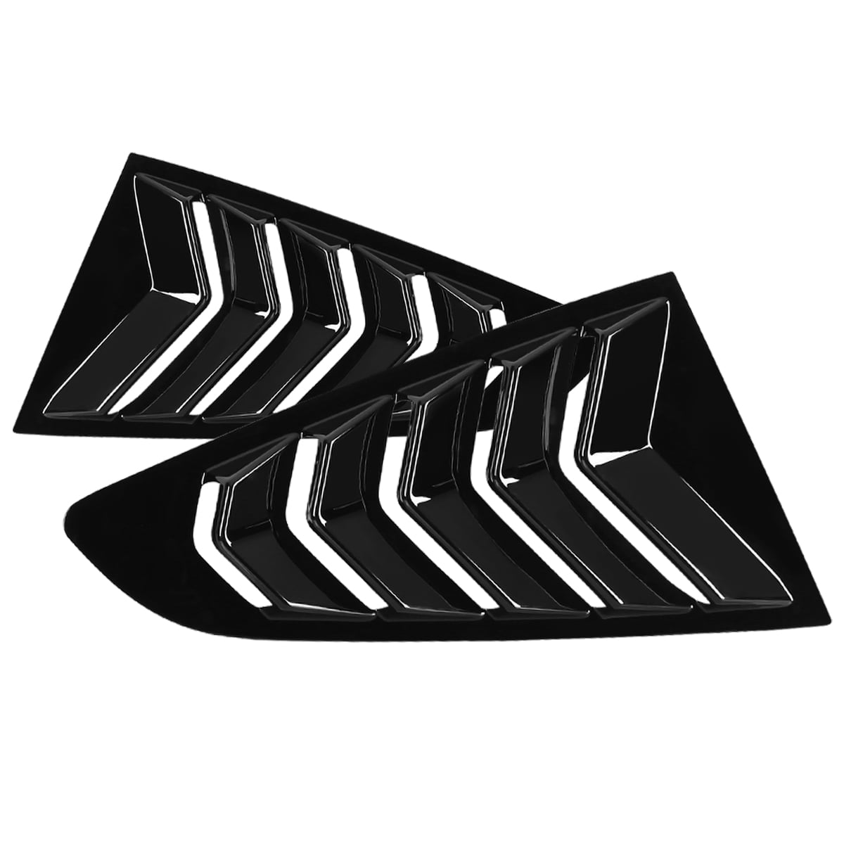 Glossy Black Window Louver for 2015-2019 Ford Mustang