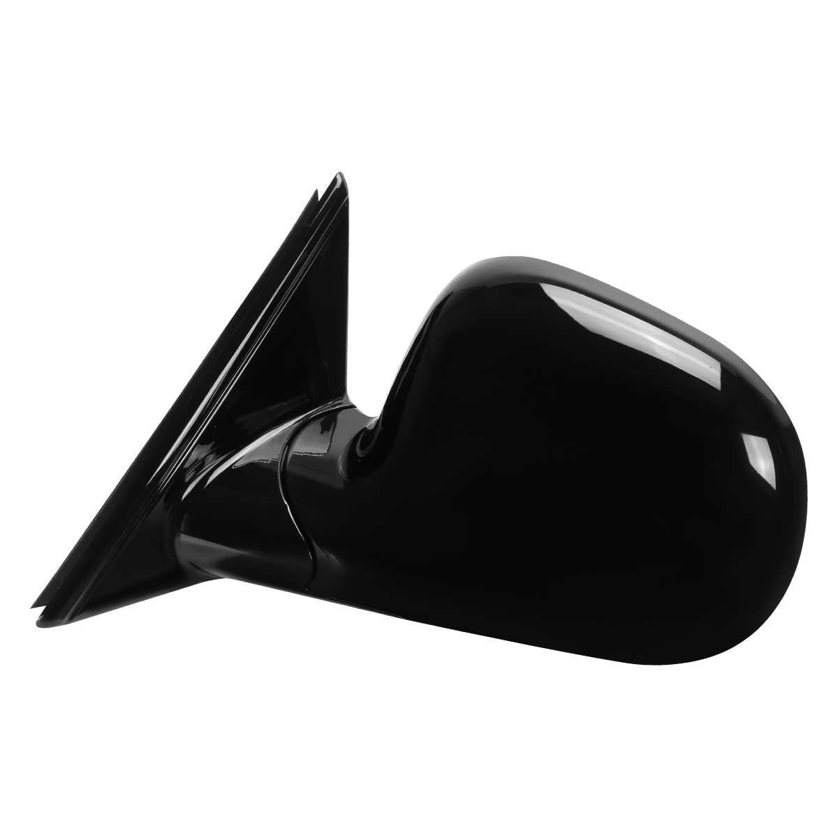RMV-S1094-P-FS-L Glossy Black Power Left Side Mirrors for 1994 Chevy S-10 Blazer