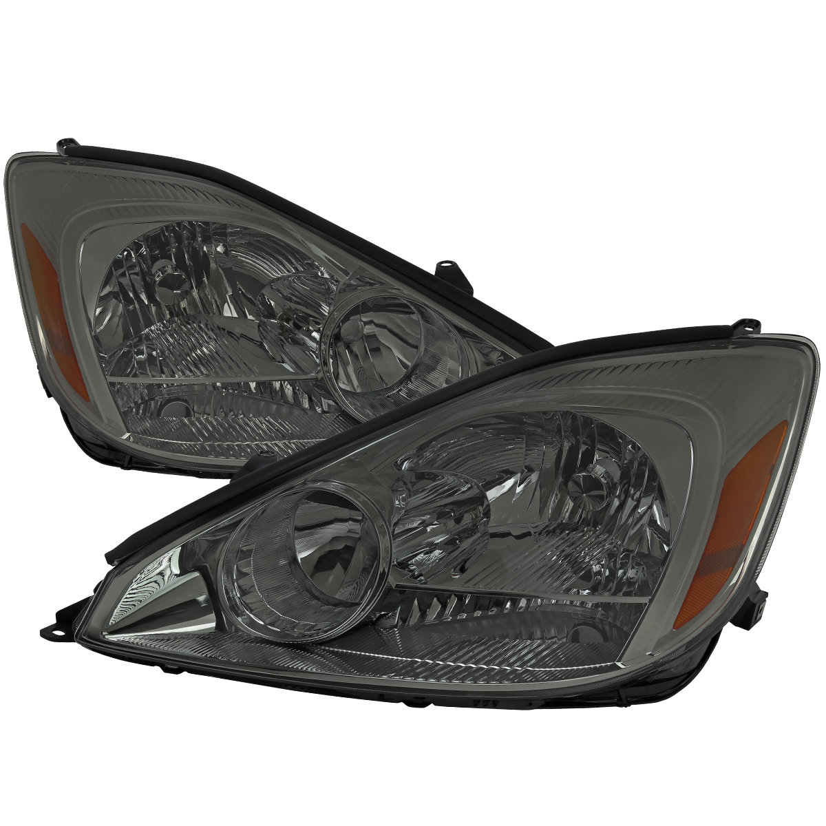 2LH-SNA04G-GO OE Style Headlight with Chrome Housing Smoked Lens for 2004-2005 Toyota Sienna