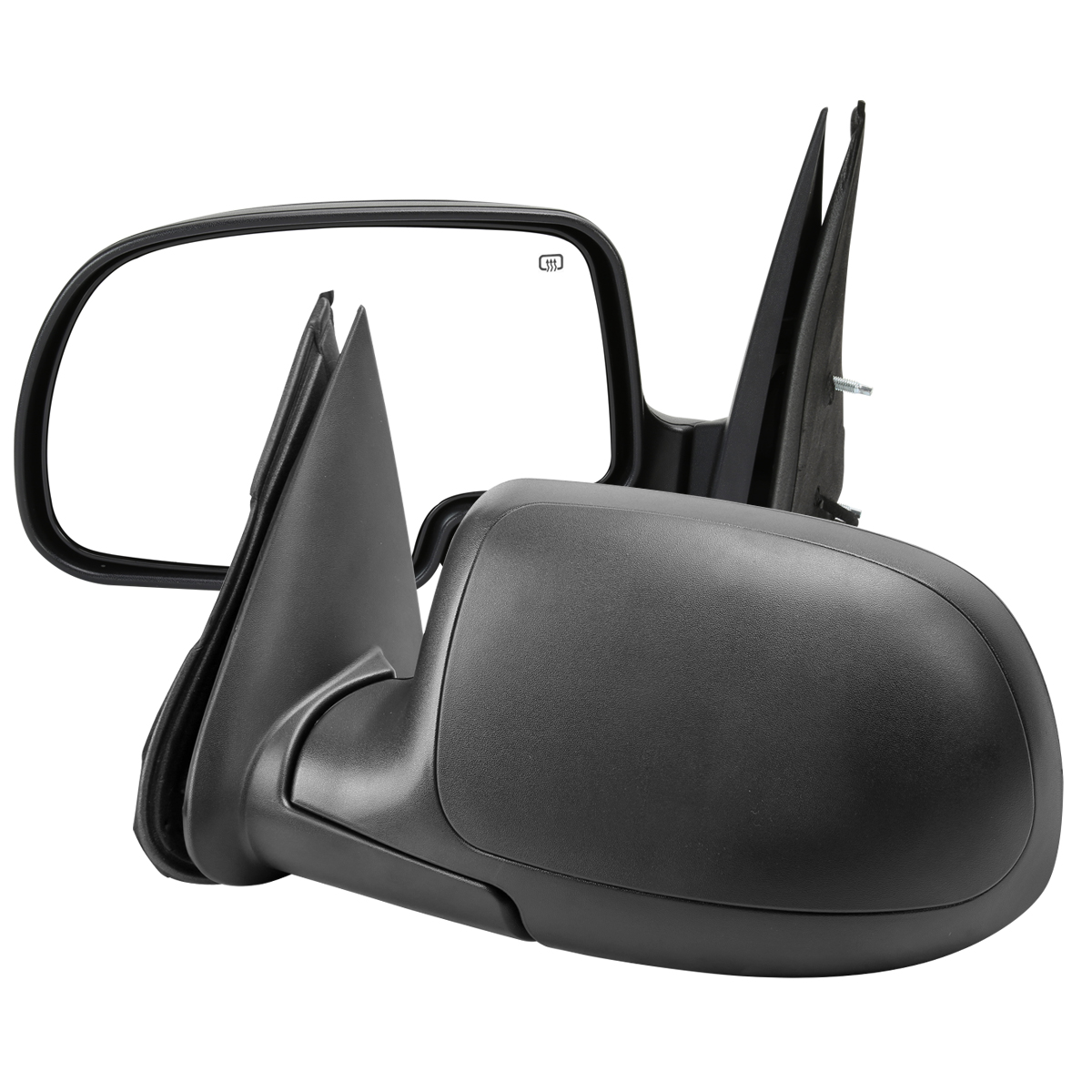 Matte Black Power Heated Side Mirrors for 2003-2006 Chevy Silverado 1500