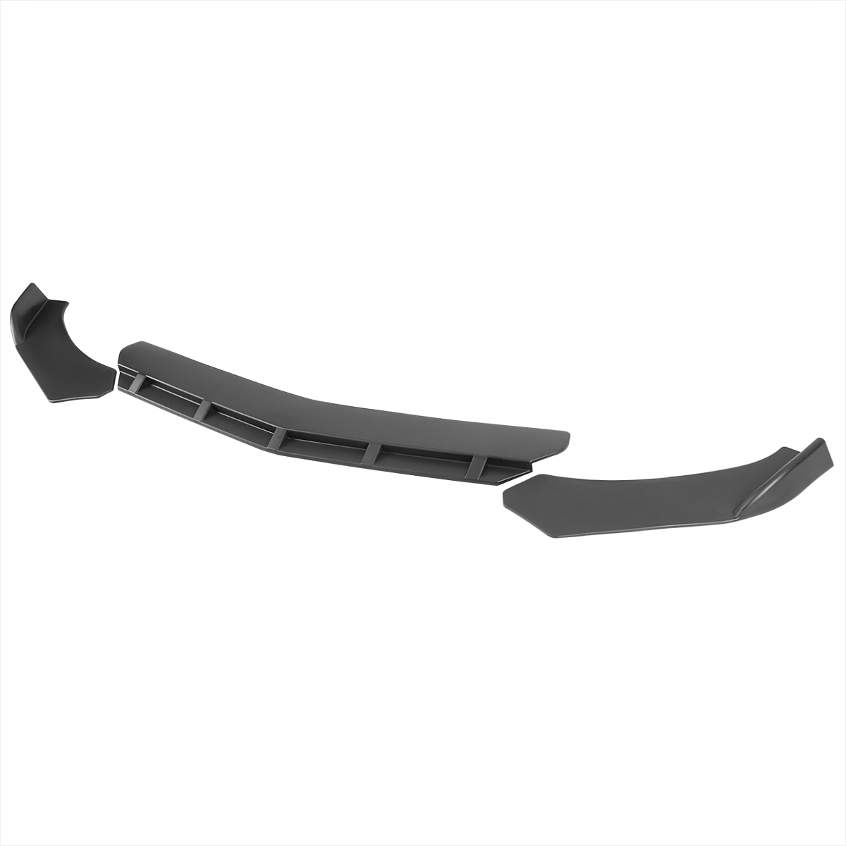 LPF-U208BK-AK Universal Matte Black Front Bumper Lip