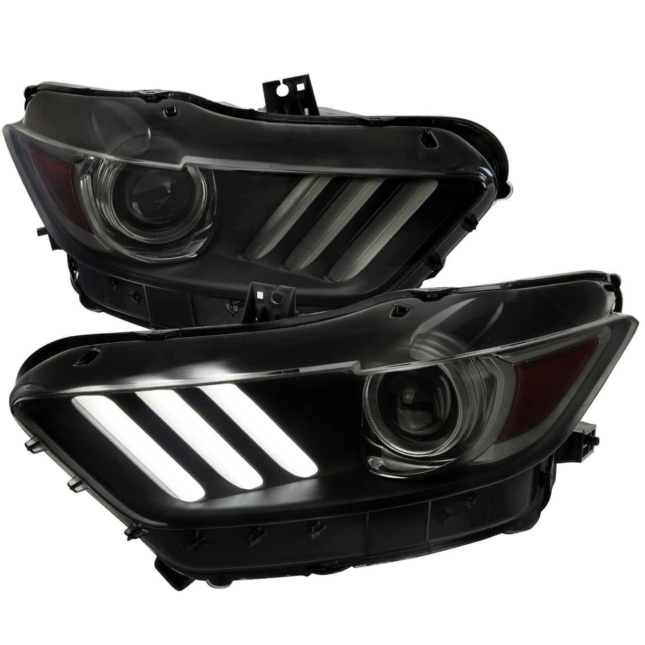 Fog Lights with Clear Lens & Wiring Harness Switch Kit for 2015-2023 Ford Mustang