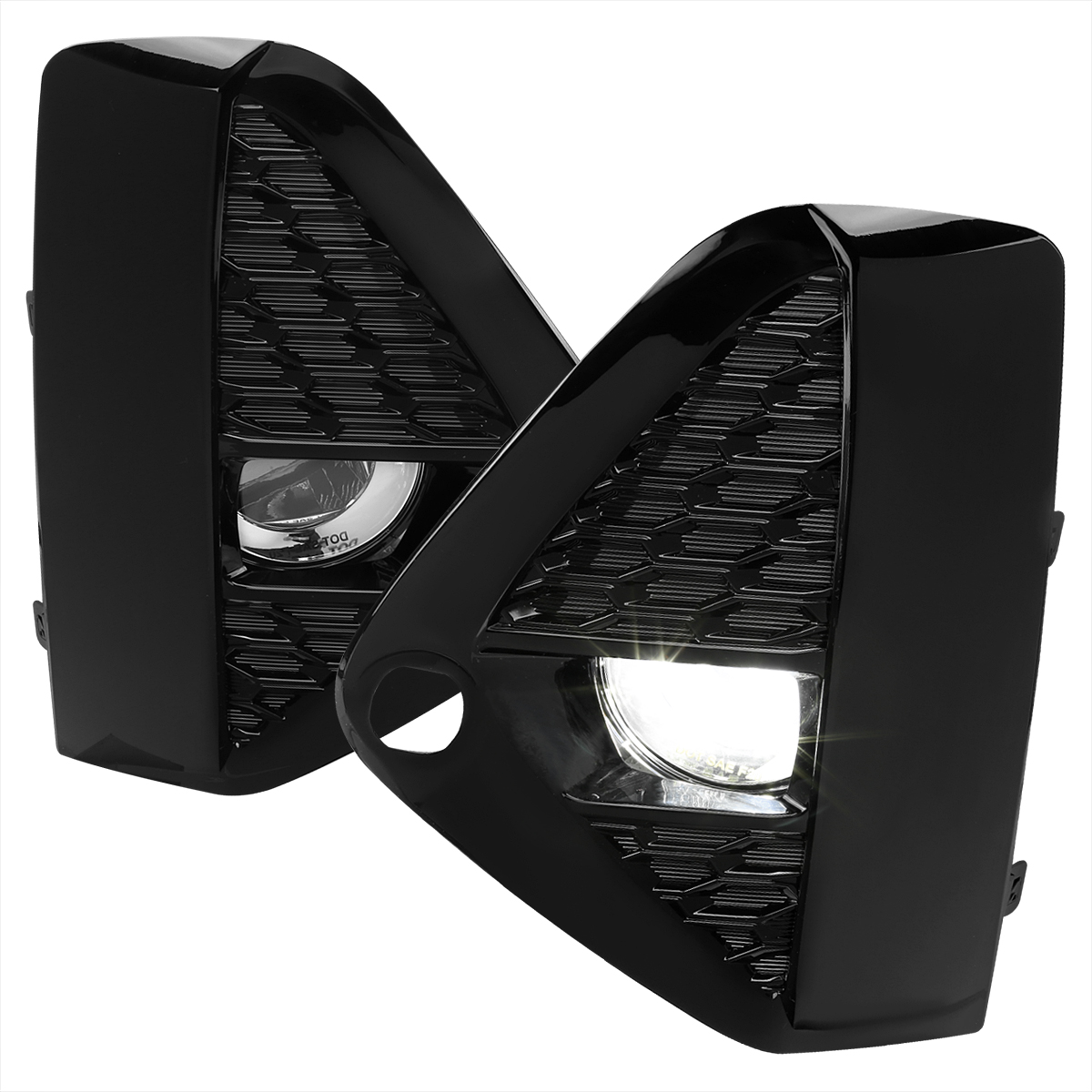 LF-MUR19CLED-DL OE Wiring & Switch LED Fog Lights with Chrome Housing Clear Lens for 2019-2022 Nissan Murano