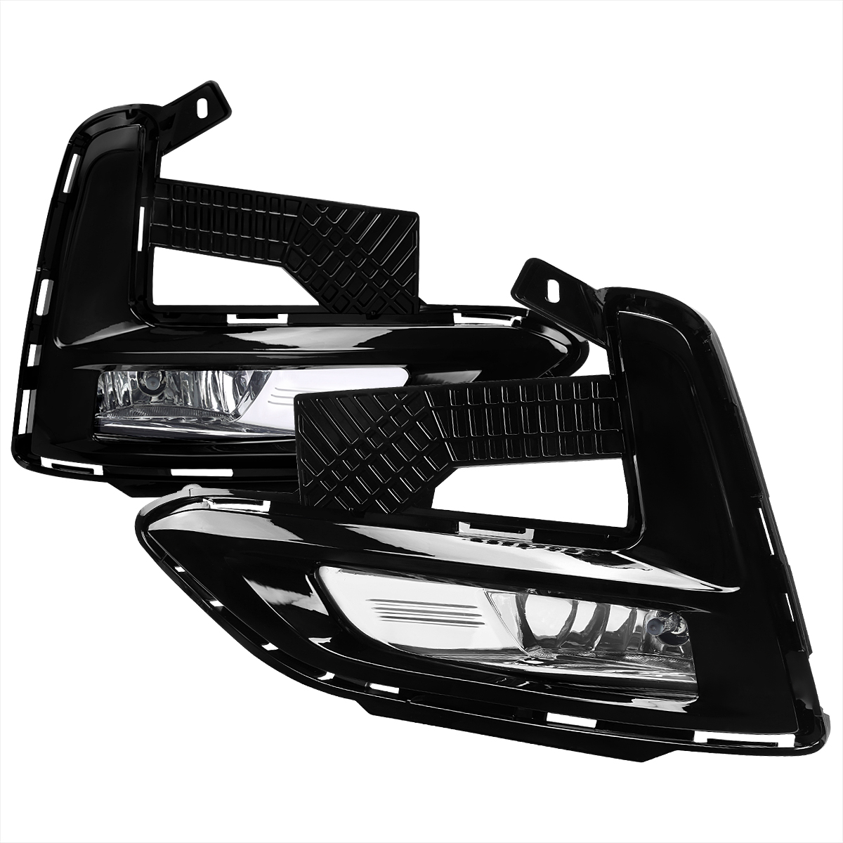 LF-SEN20COEM-DL OE Wiring & Switch Fog Lights with Chrome Housing & Clear Lens for 2020-2023 Nissan Sentra