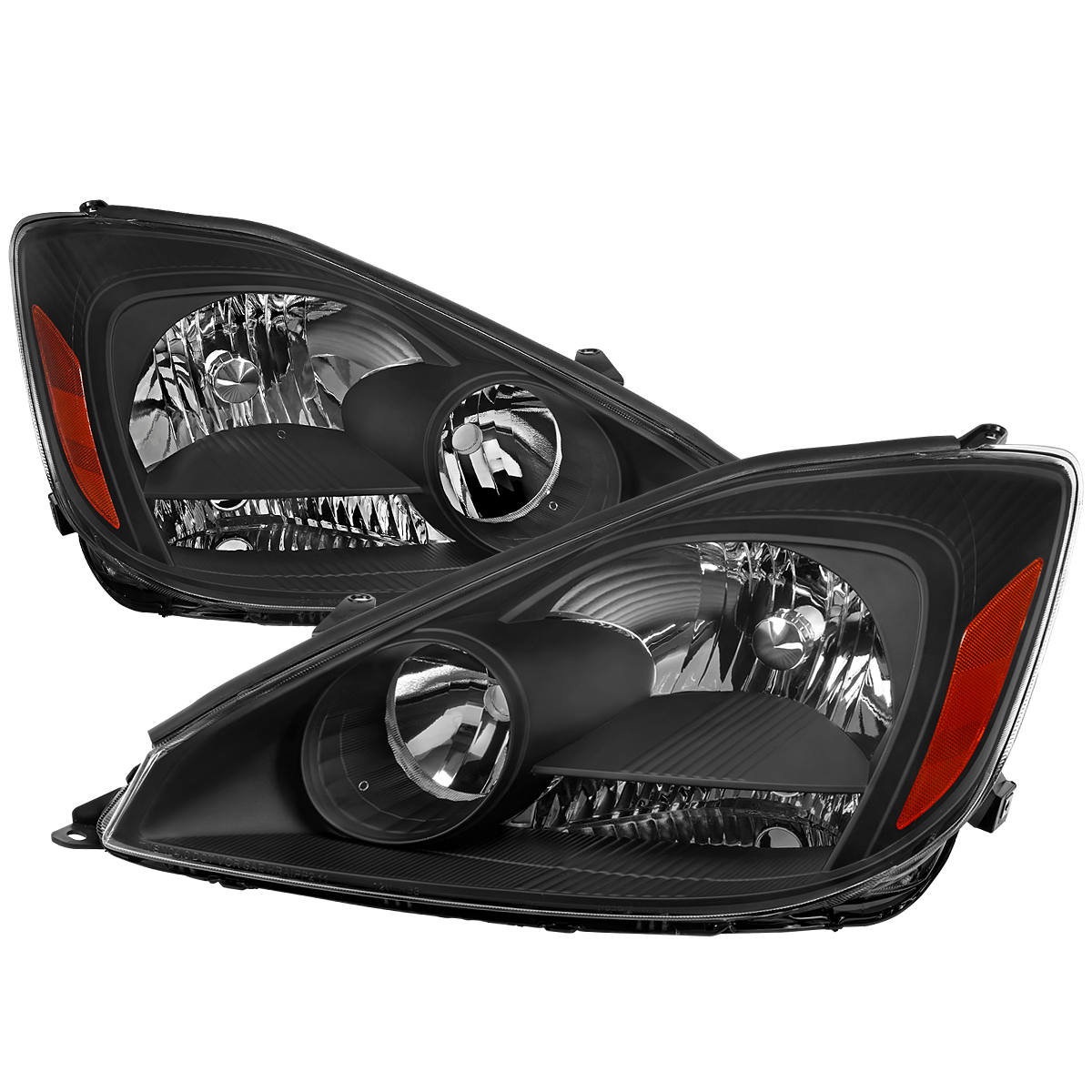 2LH-SNA04JM-GO OE Style Headlight with Matte Black Housing Clear Lens for 2004-2005 Toyota Sienna -  Spec D Tuning