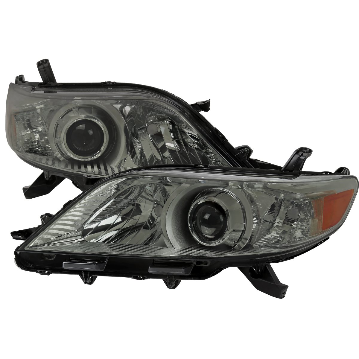2LHP-SNA11G-GO OE Halogen without LED Headlight Chrome Housing Smoked Lens for 2011-2020 Toyota Sienna