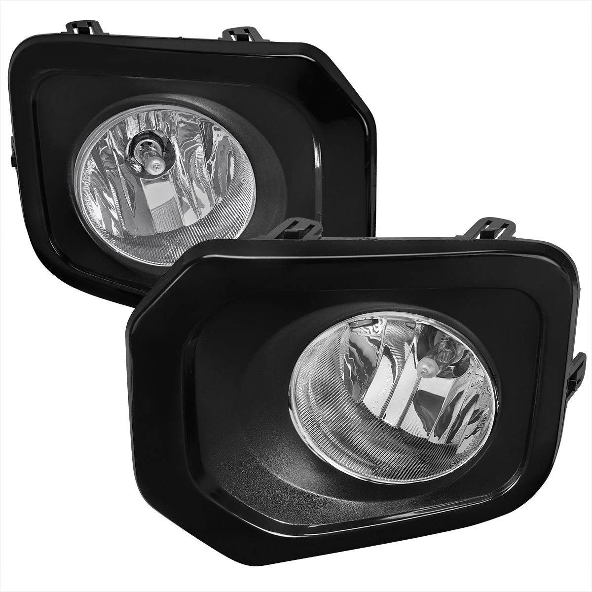LF-TAC16COEM-V2-HZ Chrome Housing Clear Lens Fits Light Trim Fog Lights for 2016-2022 Toyota Tacoma