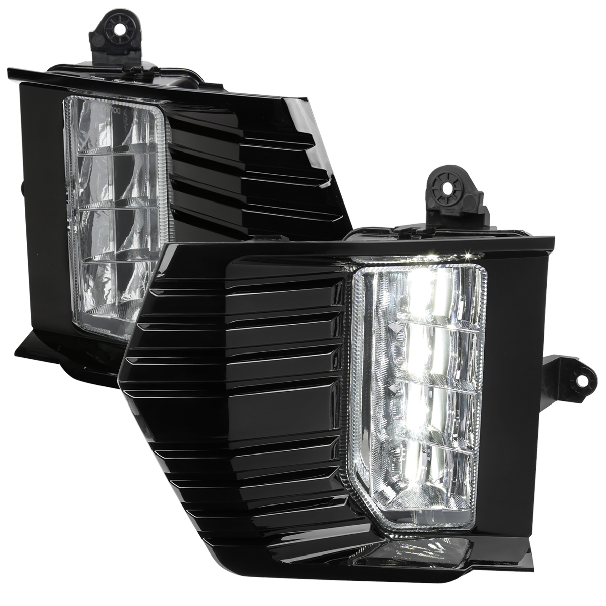 LF-YUK21CLED-DL 6500-7500K & 1000 Lumen Universal Wiring & Switch LED Fog Lights for 2021-2023 GMC Yukon-Yukon XL