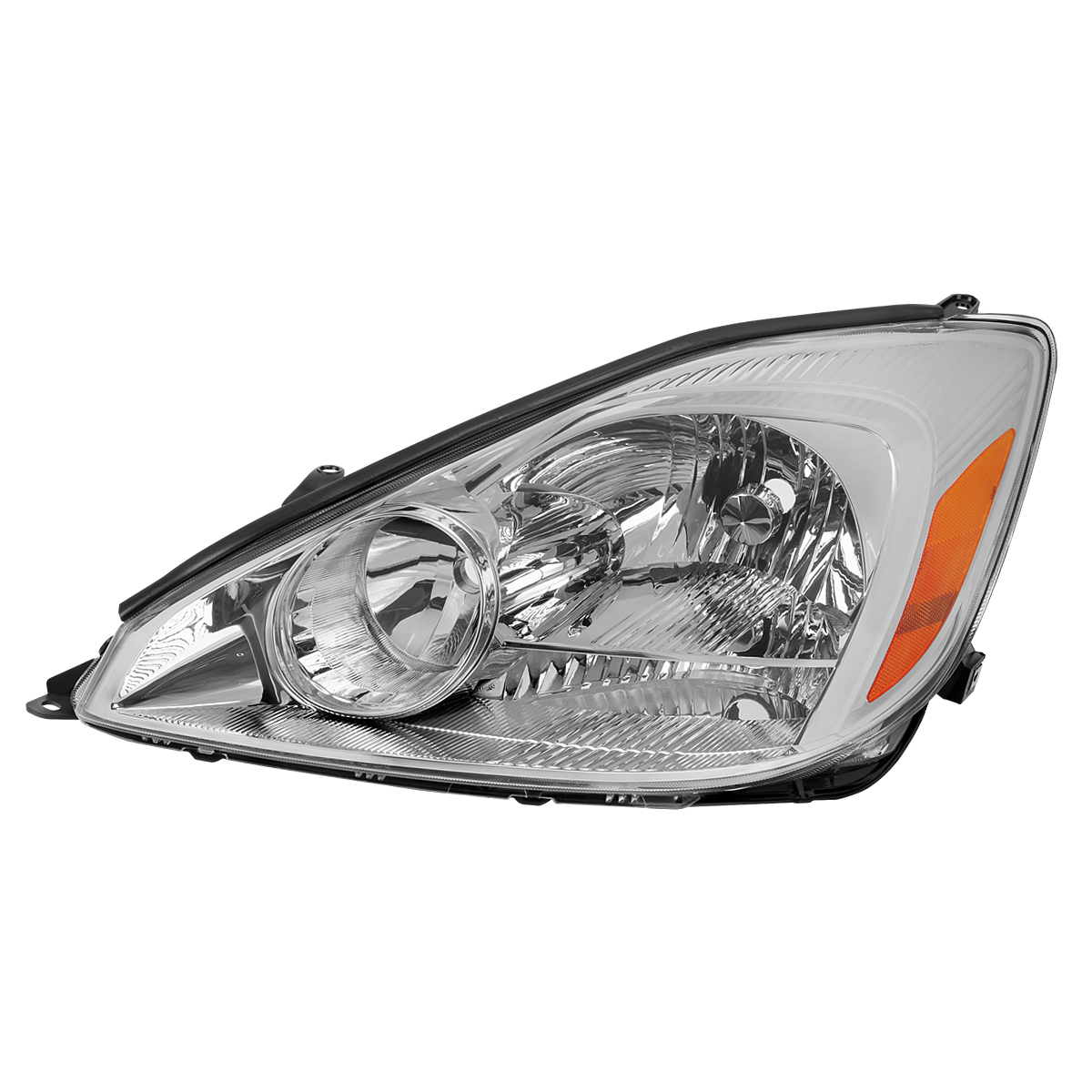 2LH-SNA04-L-GO OE Style Left Driver Side Headlight with Chrome Housing Clear Lens for 2004-2005 Toyota Sienna