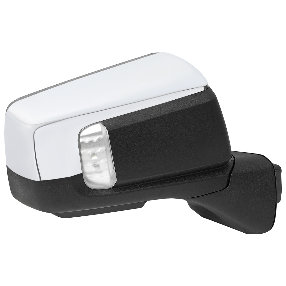 Picture of Spec-D Tuning RMV-SIE1915CHP-FS-R Chrome Power Adjustable Manual Fold BSD & Heated Side Mirror with LED Puddle & Turn Signal Light for 2019-2024 GMC Sierra 1500