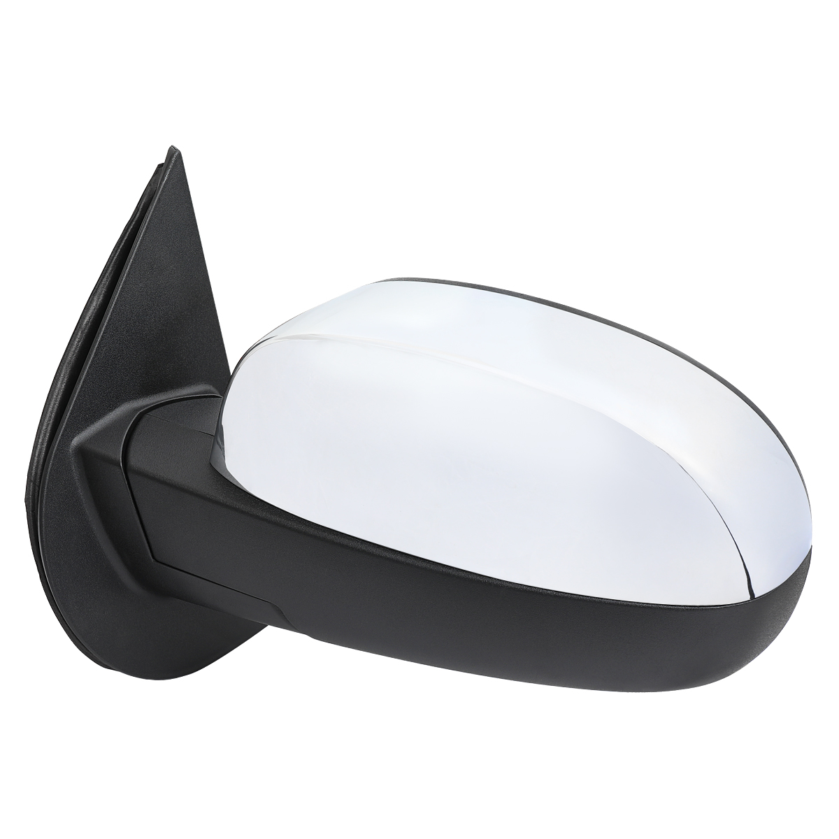 Picture of Spec-D Tuning RMV-SIV07CHP-AT-FS-L Chrome Power Adjustable Auto-Fold & Heated Side Mirror with LED Puddle & Turn Signal Light for 2007-2013 Chevrolet Silverado