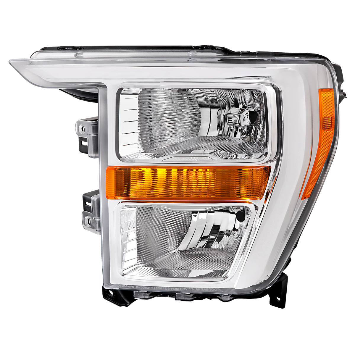 2LH-F15021-L-RO Factory-Style Headlight - Driver Side for 2021-2023 Ford F-150, Chrome Housing & Clear Lens