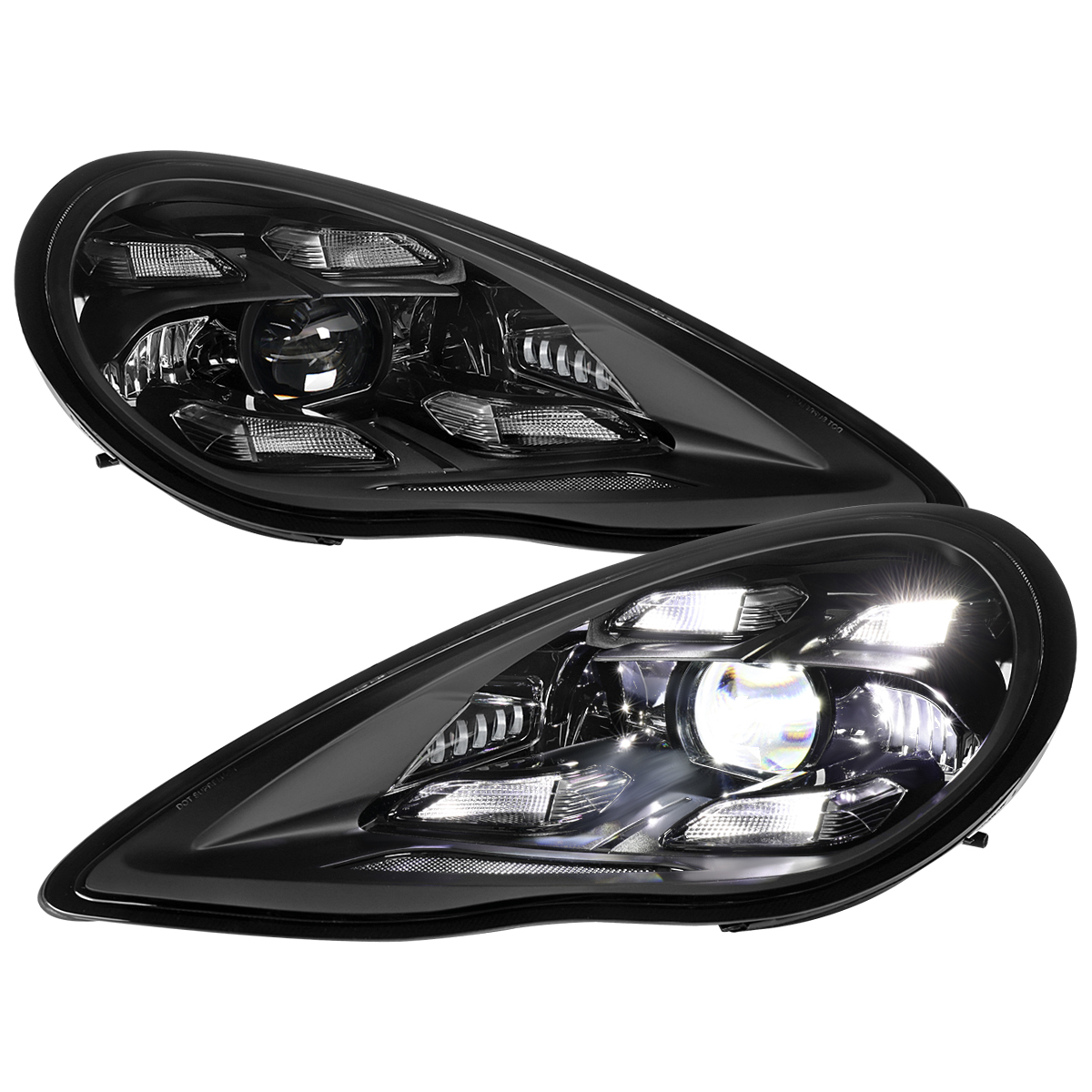 LHE-PMR10JM-23HD-LG LED Projector with DRL Headlights for 2009-2013 Porsche 911 997.2
