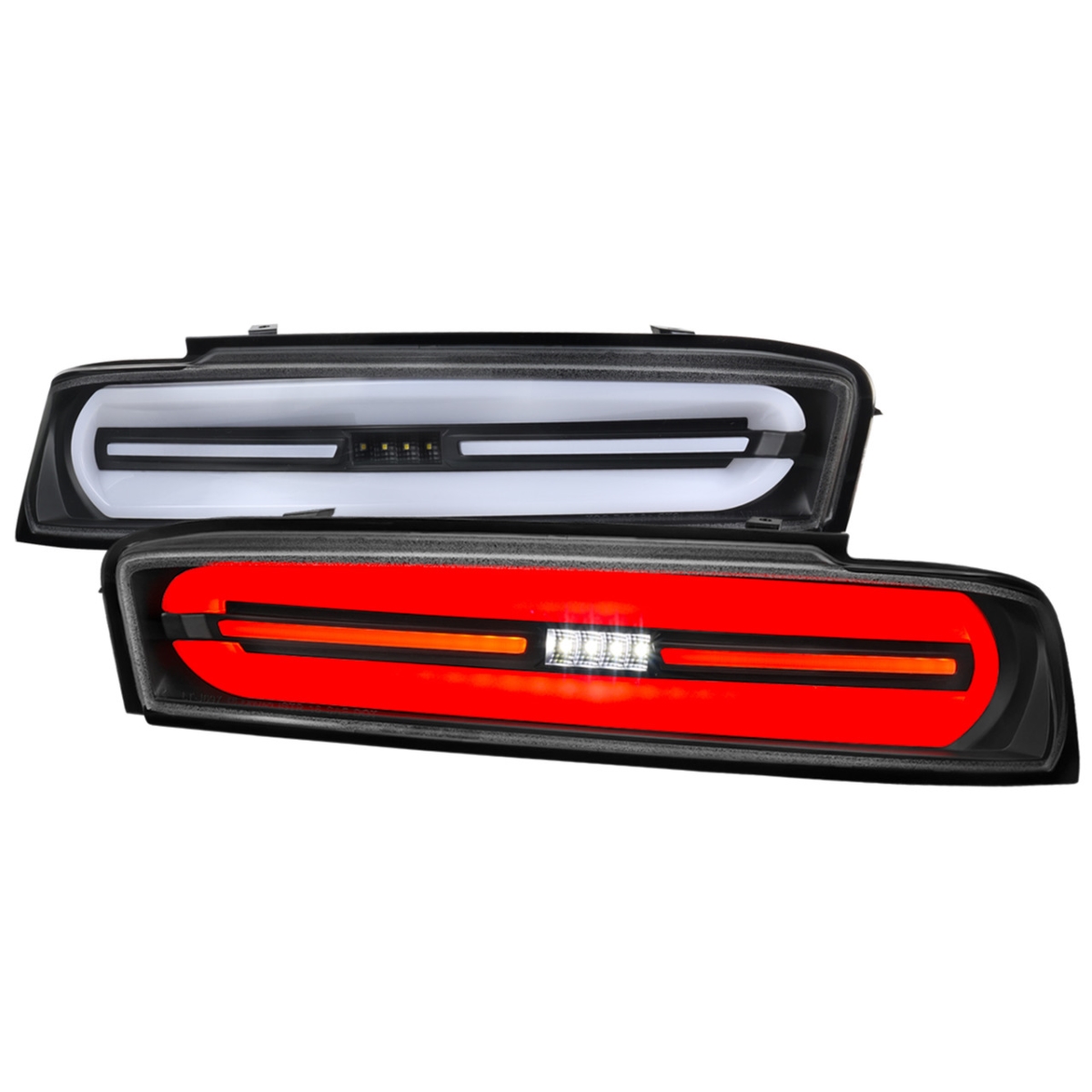 LT-CMR16JMLED-SQ-TM Full LED Sequential Tail Light for 2016-2018 Chevrolet Camaro - Black Housing & Clear Lens