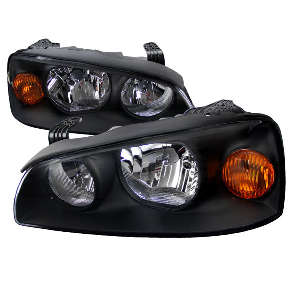 2LH-HTRA04JM-RS 2004-2006 Hyundai Elantra Headlights - Black