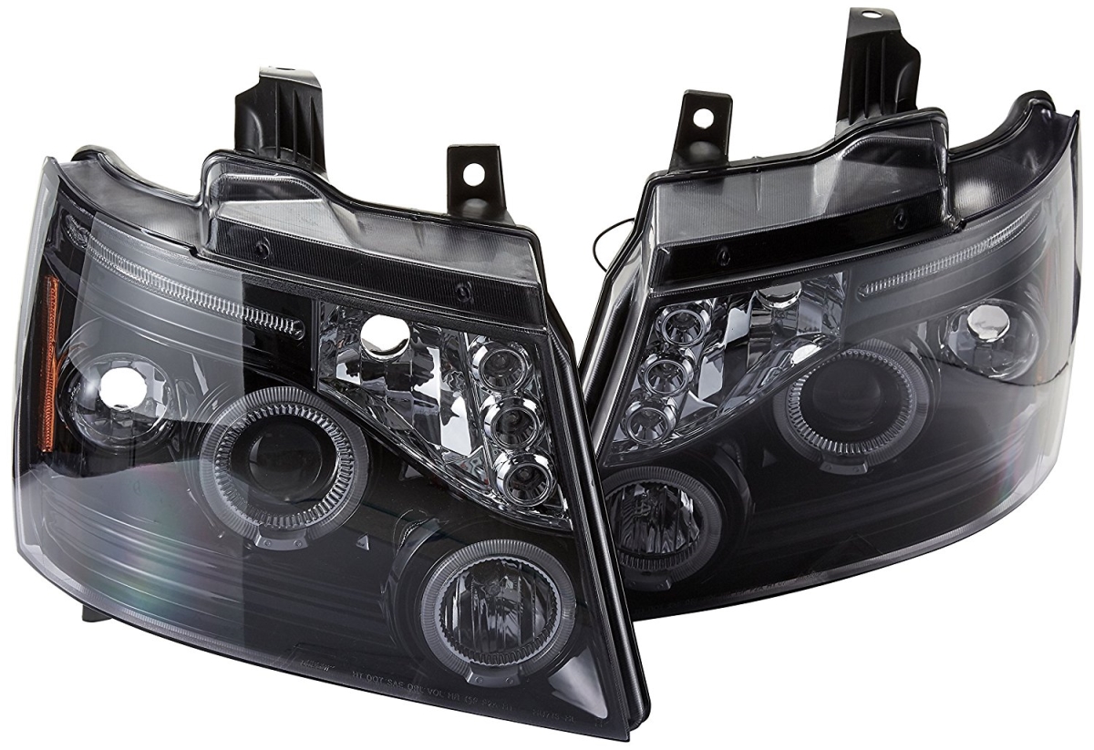 2007-2013 Chevy Avalanche Projector Headlight - Smoke