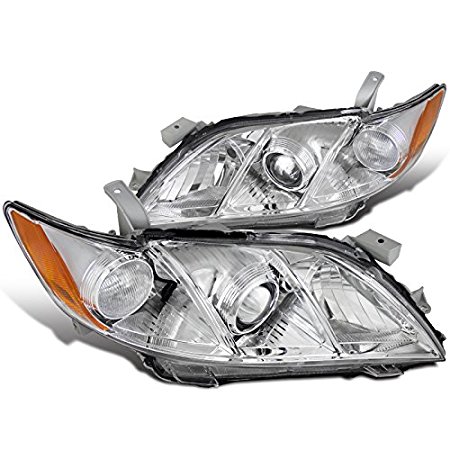 2LHP-CAM07-RS 2007-2009 Toyota Camry Projector Headlights - Chrome