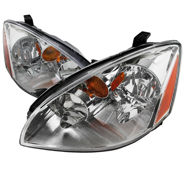 2LH-ALT02-RS 2002 - 2005 Nissan Altima Headlights - Chrome