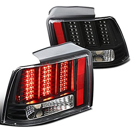 LT-MST99JMLED-SQ-RS 1999 - 2004 Mustang Facelift Sequential LED Tailight