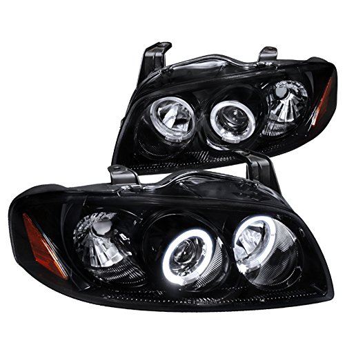 2LHP-SEN04G-TM Projector Headlights for 2004-2006 Nissan Sentra - Glossy Black