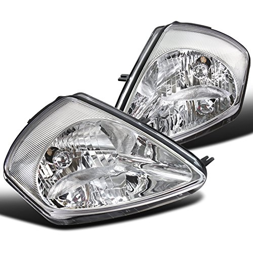 LH-ELP00-ABM Headlights for 2000-2005 Mitsubishi Eclipse - Chrome