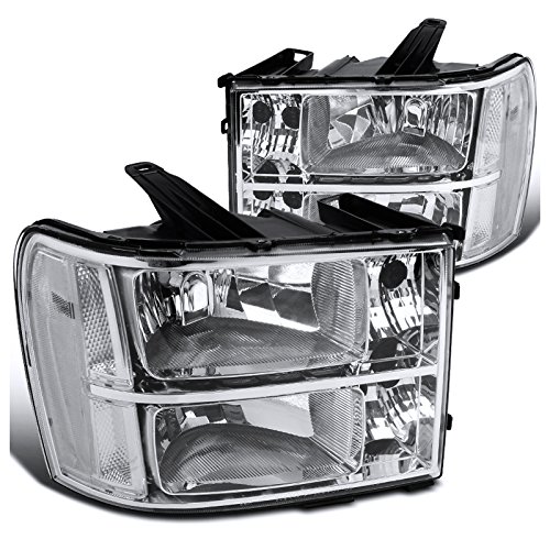 Headlights for 2007-2013 GMC Sierra - Chrome