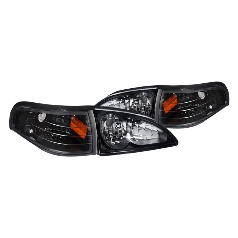 94-98 Mustang Headlights with Cornerlights
