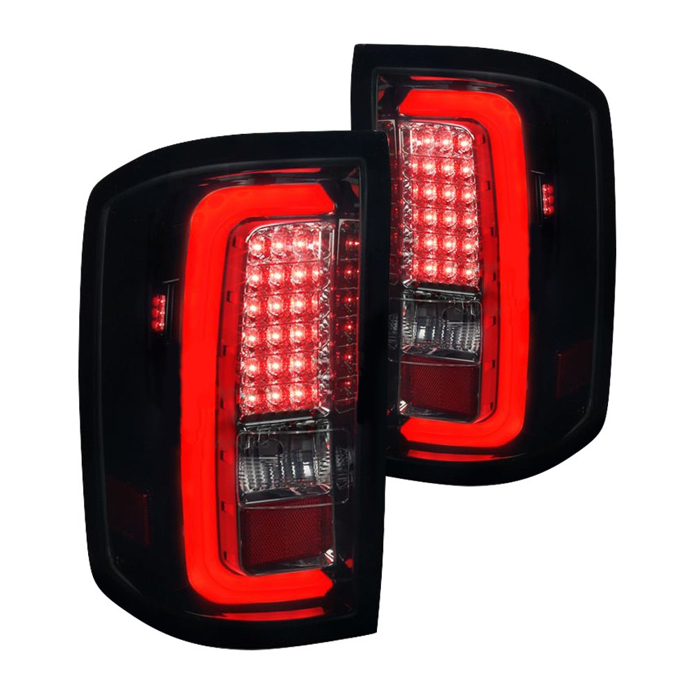 LT-SIE14BBLED-TM 14-17 GMC Sierra LED Tail Lights - Chrome