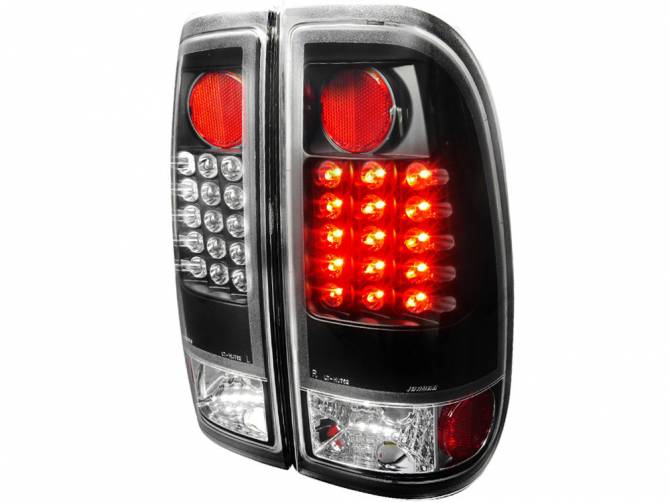 15-Up Chevrolet Tahoe LED Tail Lights - Glossy Black