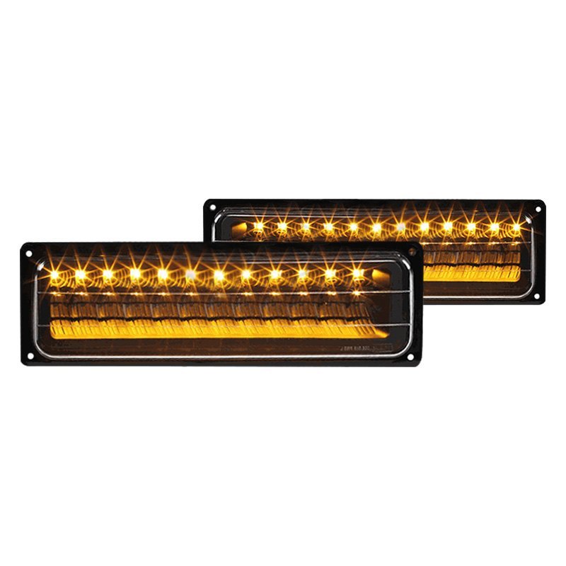 LB-C1088JMLED-RS 88-94 Chevy C10 Led Bumper Lights