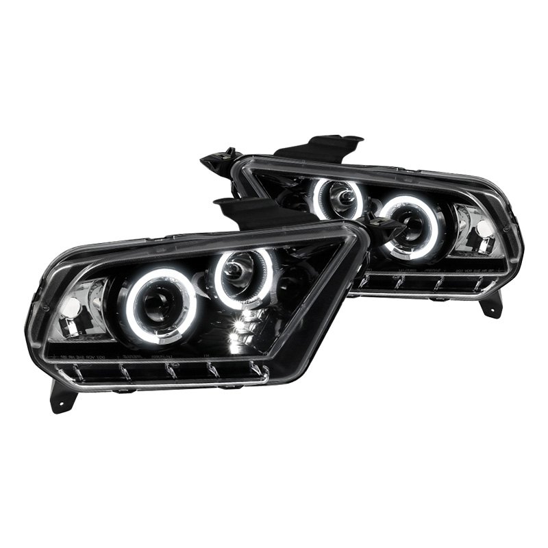 LHP-MST10BK-TM 10-13 Ford Mustang Projector Headlights