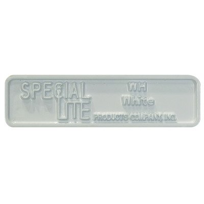 Art Nuevo Top Mount Address Plaque - Verde Green