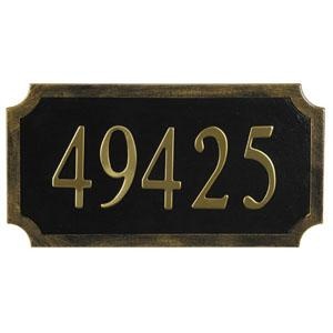 Side Mounting Address Plaques - Copper