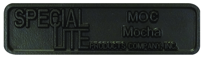 507-MOC 90 in. Surface Mount Pole - Mocha