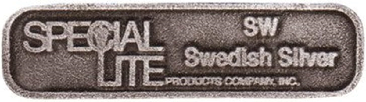 MP-454-SW Side Mounting Address Plaques - Swedish Silver