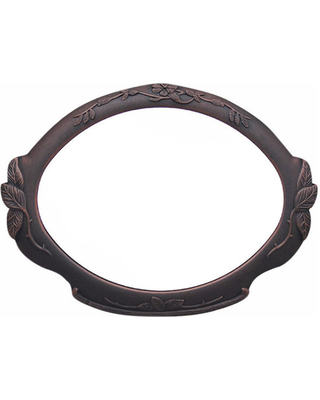 Floral Address Plaque - Oil Rubbed Bronze