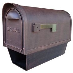 Berkshire Curbside Mailbox with Paper Tube - Mocha