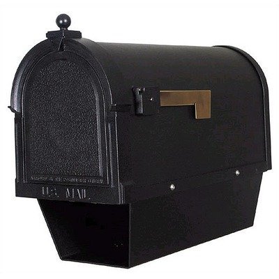 SCB-1015-MP-MOC Berkshire Curbside Mailbox with Side Numbers, Mocha